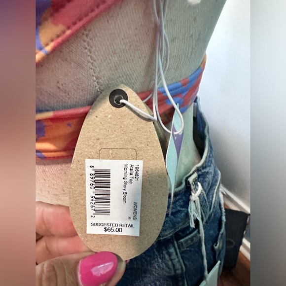 Prana Atalia Swim Top in Morning Glory Bloom- NWT - Picture 6 of 8